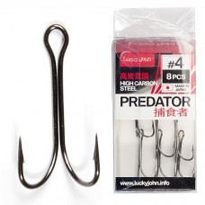 Крючки-двойники Lucky John Predator LJH120 6-8 шт.