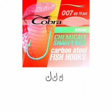 Крючок одинарный Cobra Hinnu 007NSB 10 шт.