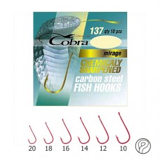 Крючок одинарный Cobra Mirage 137R 10 шт.