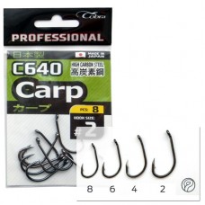Крючок одинарный Cobra Pro Carp C640 8-9 шт.