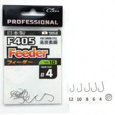 Крючок одинарный Cobra Pro Feeder F405 10 шт.