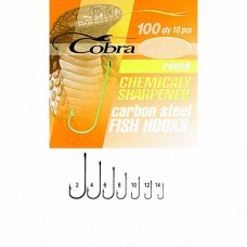Крючок одинарный Cobra Round 100N 10 шт.