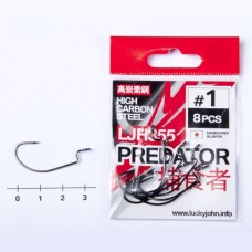 Крючки офсетные Lucky John Predator LJH355 5-8 шт.