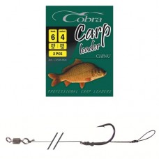 Крючок одинарный с поводком Cobra Carp Kayo Heavy 2 шт.