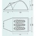 Палатка туристическая 3-х местная Campack-Tent Land Explorer 3