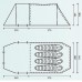 Палатка туристическая 4-х местная Campack-Tent Land Voyager 4