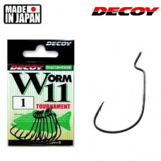 Офсетные крючки Decoy Worm 11 Tournament 8-9 шт.