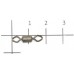 Вертлюги Metsui Rolling Swivel X-Pattern Diamond Eye