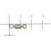 Вертлюги Metsui Rolling Swivel X-Pattern Round Eye