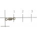 Вертлюги Metsui Rolling Swivel X-Pattern Round Eye