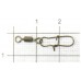 Вертлюги с застежкой Metsui Rolling Swivel With Duo Lock Snap