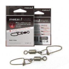 Вертлюги с застежкой Metsui Rolling Swivel With Crosslock Snap