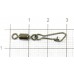 Вертлюги с застежкой Metsui Rolling Swivel With Hooked Snap