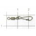 Вертлюги с застежкой Metsui Rolling Swivel With Hooked Snap