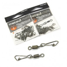 Вертлюги с застежкой Metsui Rolling Swivel With Hooked Snap