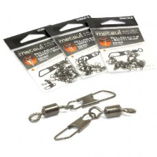 Вертлюги с застежкой Metsui Rolling Swivel With Safety Snap