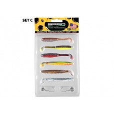 Набор силиконовых приманок + джиг головка SPRO Ready 4 Fish Kit