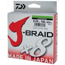 Леска плетёная Daiwa J-Braid X8 300m Chartreuse