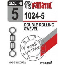Вертлюг двойной Fanatik Double Rolling Swevel