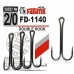 Двойные крючки Fanatik FD-1140 Double Hook