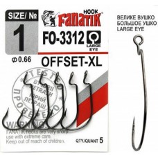 Офсетные крючки Fanatik FO-3312 Offset-XL
