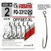 Офсетные крючки Fanatik FO-3312 Offset-XL