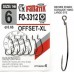 Офсетные крючки Fanatik FO-3312 Offset-XL
