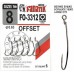 Офсетные крючки Fanatik FO-3312 Offset-XL