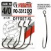 Офсетные крючки Fanatik FO-3312 Offset-XL