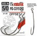 Офсетные крючки Fanatik FO-3315 Offset
