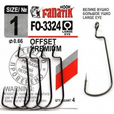 Офсетные крючки Fanatik FO-3324 Offset Premium