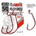 Офсетные крючки Fanatik FO-3312-XL Red