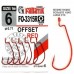 Офсетные крючки Fanatik FO-3315 Red