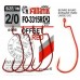 Офсетные крючки Fanatik FO-3315 Red