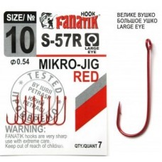 Крючок одинарный Fanatik S-57 Red