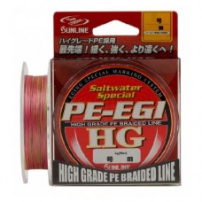 Плетеная леска Sunline PE EGI HG 180M