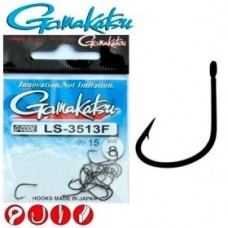 Крючок одинарный Gamakatsu Hook LS-3513F (Black) 25 шт.