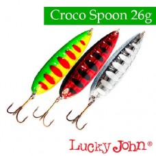 Блесна Lucky John Croco Spoon 86mm/26g