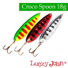 Блесна Lucky John Croco Spoon 67mm/18g