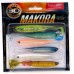 Силиконовые приманки Lucky John 3D Series Makora Shad Tail 4.0″