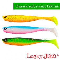 Силиконовые приманки Lucky John 3D Series Basara Soft Swim 5.0″
