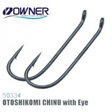Крючок одинарный Owner 50334 Otoshikomi Chinu With Eye 15 шт.