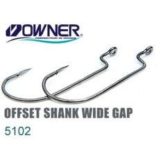 Крючок офсетный Owner 5102 Offset Shank Wide Gap