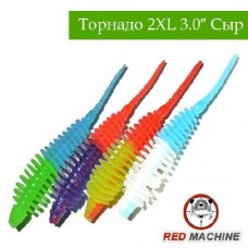 Силиконовые приманки Red Machine Торнадо 2XL «Сыр» 3.0″