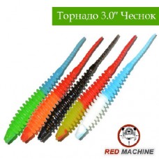 Силиконовые приманки Red Machine Торнадо «Чеснок» 3.0″