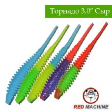 Силиконовые приманки Red Machine Торнадо «Сыр» 3.0″