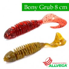 Силиконовые приманки Allvega Bony Grub 8cm