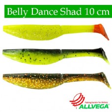 Силиконовые приманки Allvega Belly Dance Shad 10cm