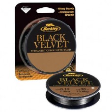 Леска плетеная Berkley Black Velvet 110m Черный