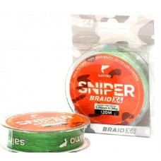 Плетеная леска Salmo Sniper Braid 120m Army Green